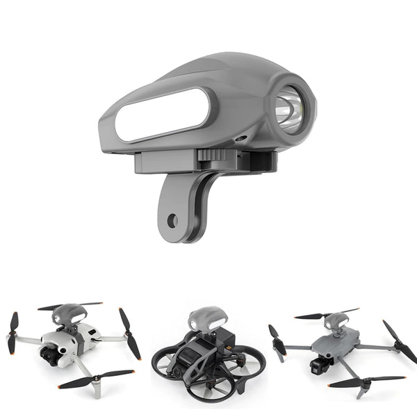LED Search Light for DJI Avata 2, Mini 3/4 Pro, Mavic 3, Air 3/3S (4 Modes)