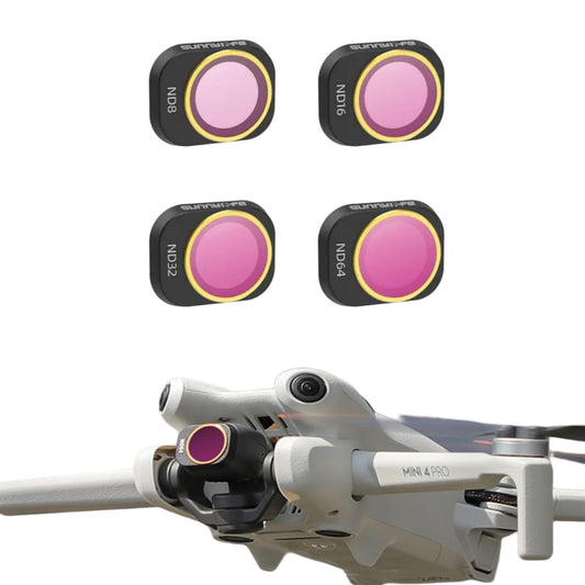 Nd Filters Set for DJI Mini 4 pro (4 in 1 Set(ND))