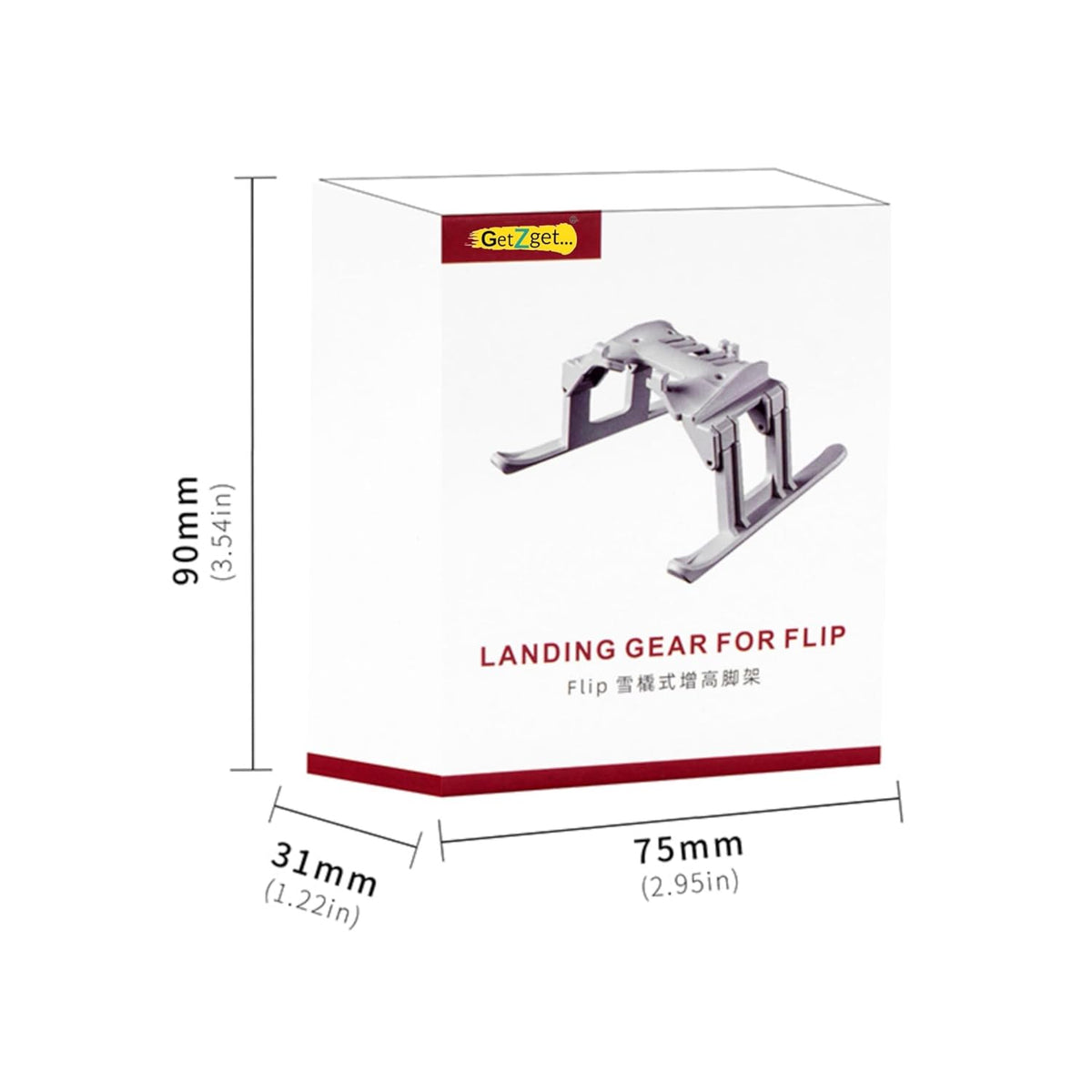 Lightweight Foldable Landing Gear for DJI Flip (16g) (view 4)