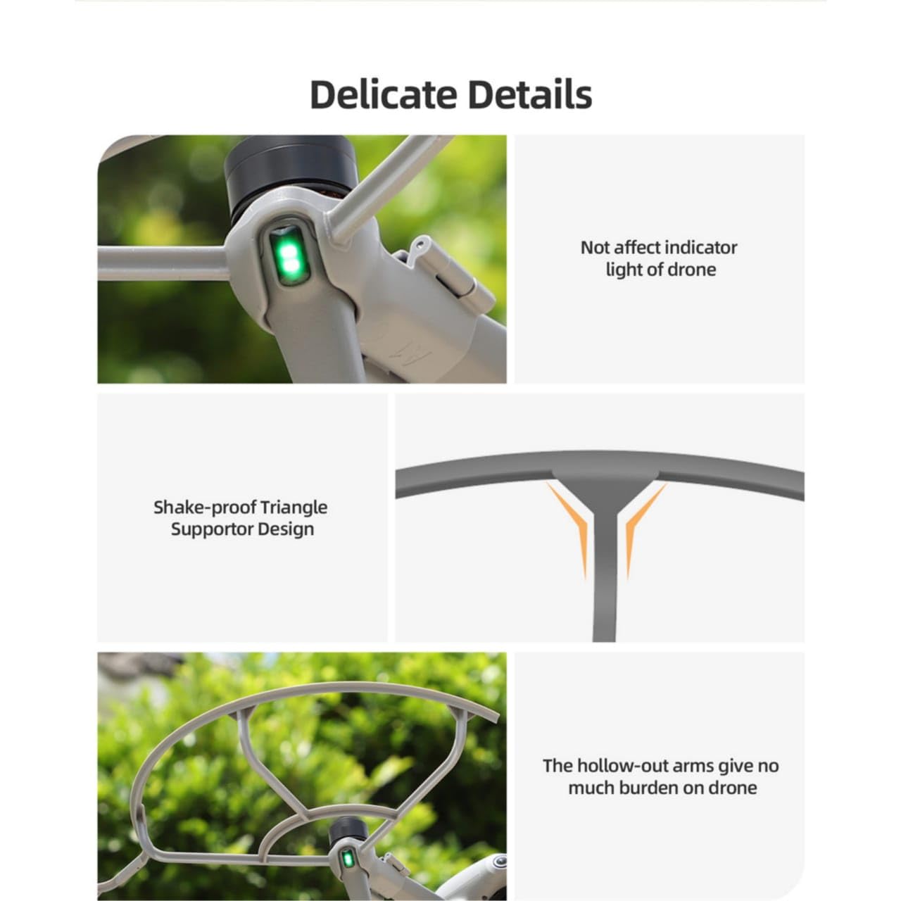 Sunnylife Propeller Guard For Dji Mavic Air 3 Wings Scratch Protector integrated Guard Protection Accessories