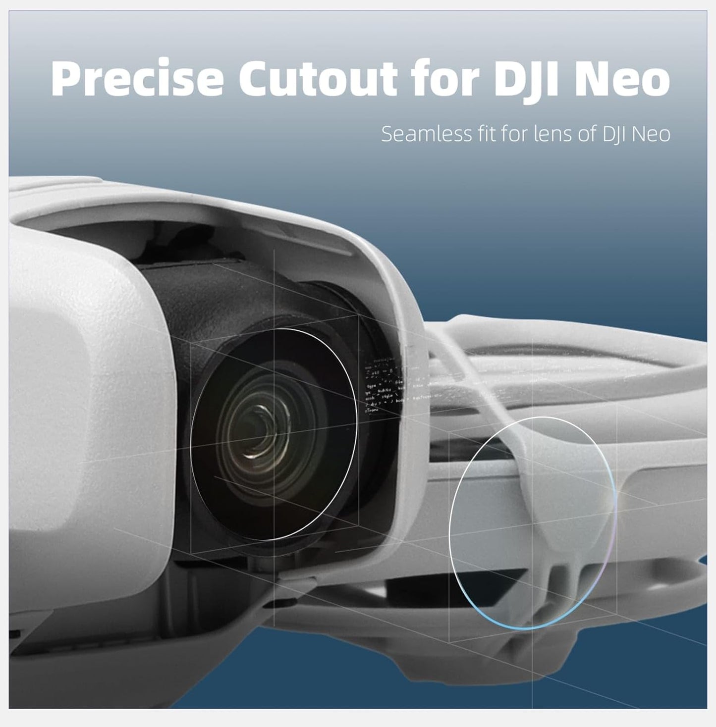 Tempered Glass For Dji Neo Drone Lens Glass Protector Accessories (Pack of 2)