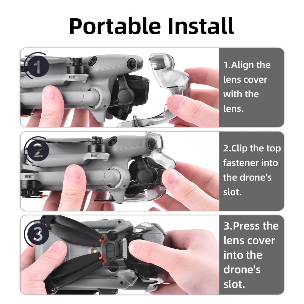 Gimbal Cover Cap for DJI Mini 5 Pro (Frog Style Gimbal Lock) (view 2)