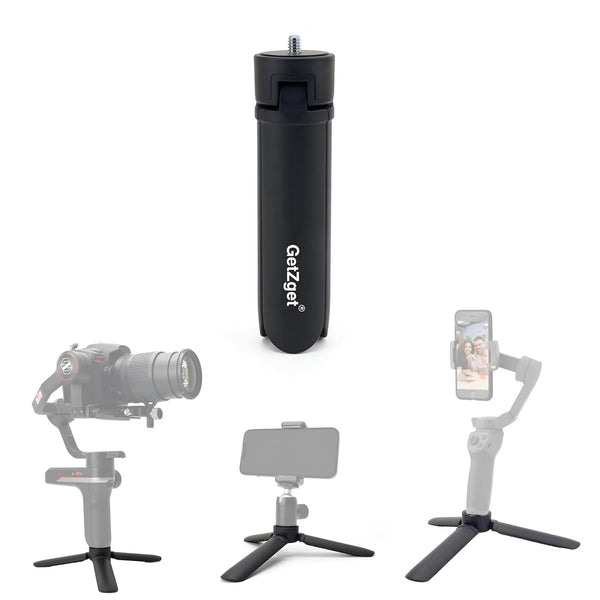 Universal Tripod Table Mount For DJI Ronin 2/3/4, RSC, Osmo 3, OM 4/5/6 Mobile Gimbals & Zhiyun DSLR Gimbals - 5Kg Load Capacity, 1/4" Screw Compatible Desktop Stand Accessories
