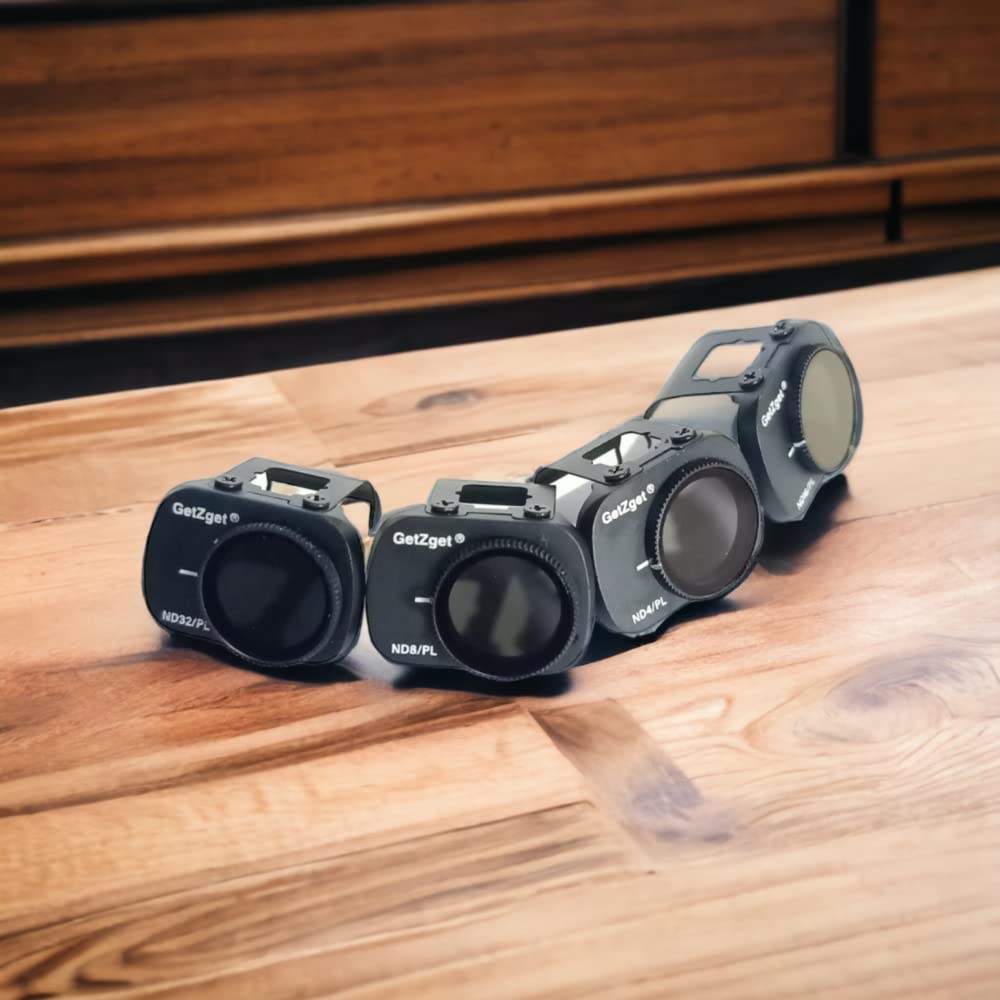 Getzget NDPL Filter Set for DJI Mavic Mini/Mini 2/ Mini SE (ND4PL,ND8PL, ND16PL, ND32PL)