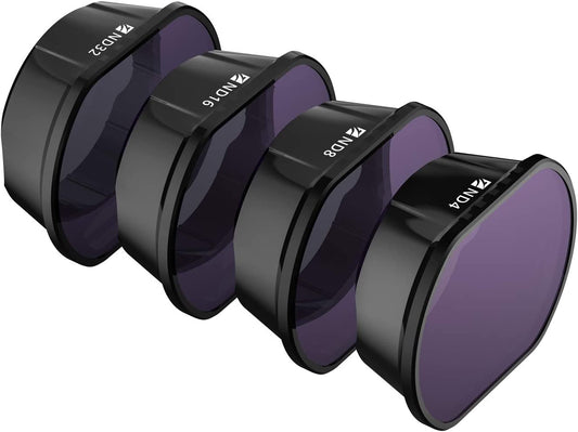 Freewell Standard Day - 4K Series - 4Pack ND Filters Compatible with DJI FPV Drone