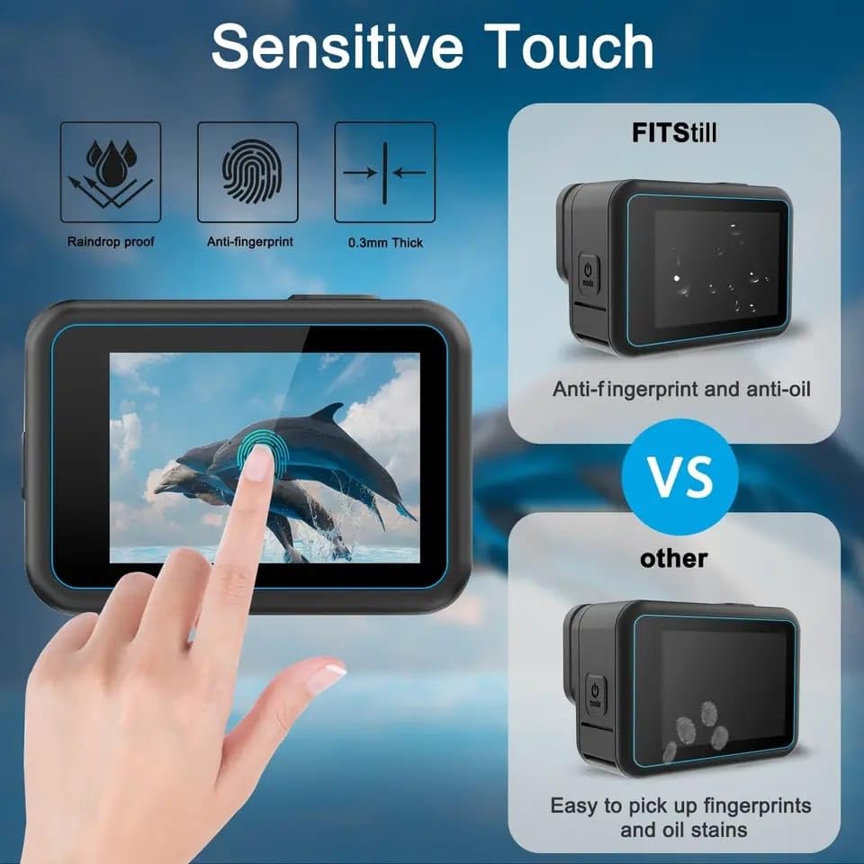 Tempered Glass Screen & Lens Protector For Gopro hero 13