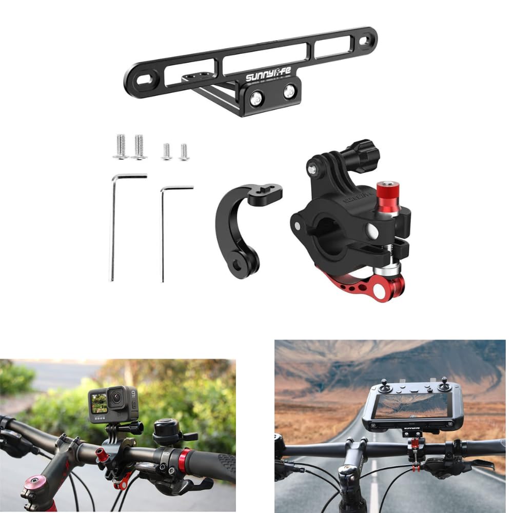 Bike Bracket Mount For Dji Mavic 2 Pro/Mavic Air 2/ Air 2S/ Mavic 3 Rc pro and Smart Controller And Action Cameras Accessories