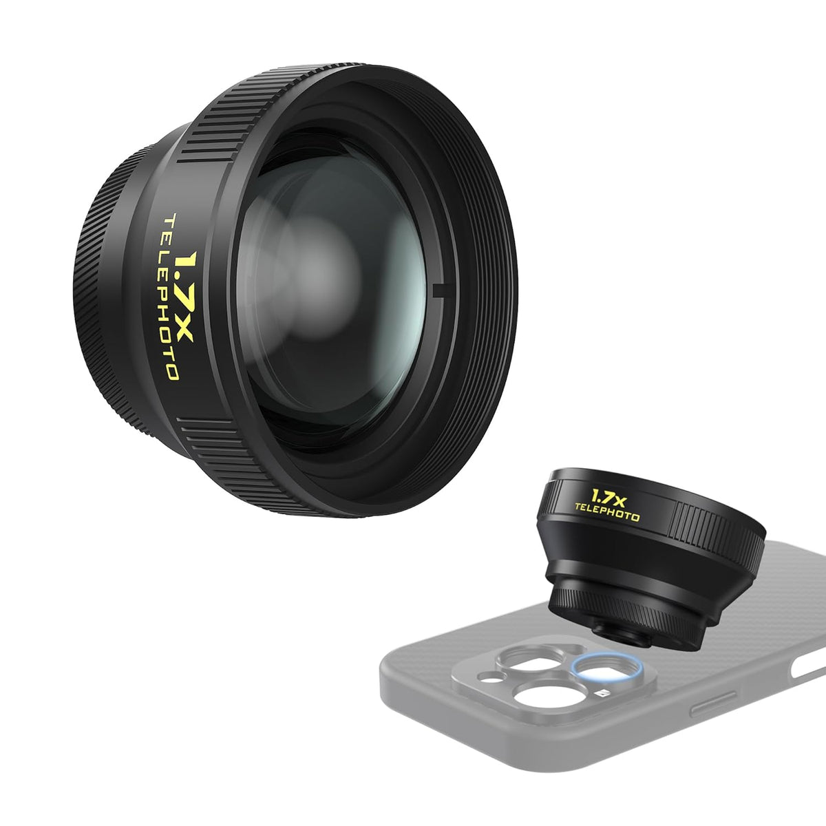 Freewell 1.7X Telephoto Lens (17mm Thread) for iPhone and Samsung