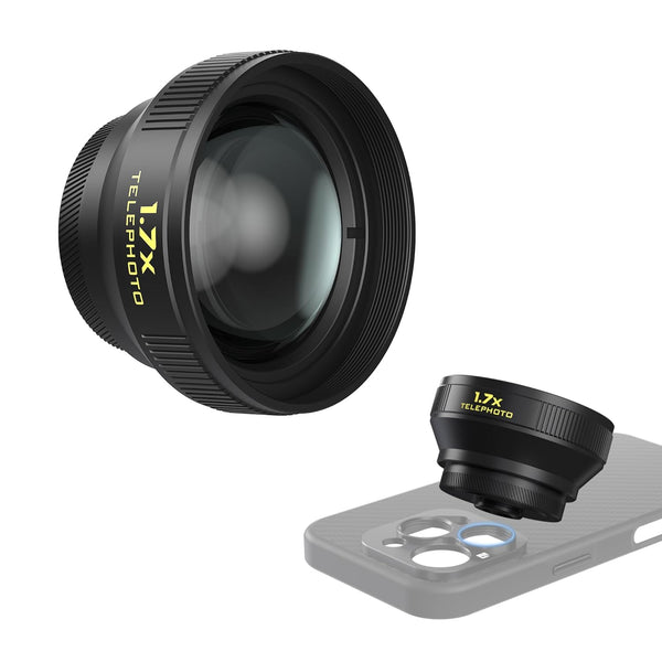 Freewell 1.7X Telephoto Lens (17mm Thread) for iPhone and Samsung