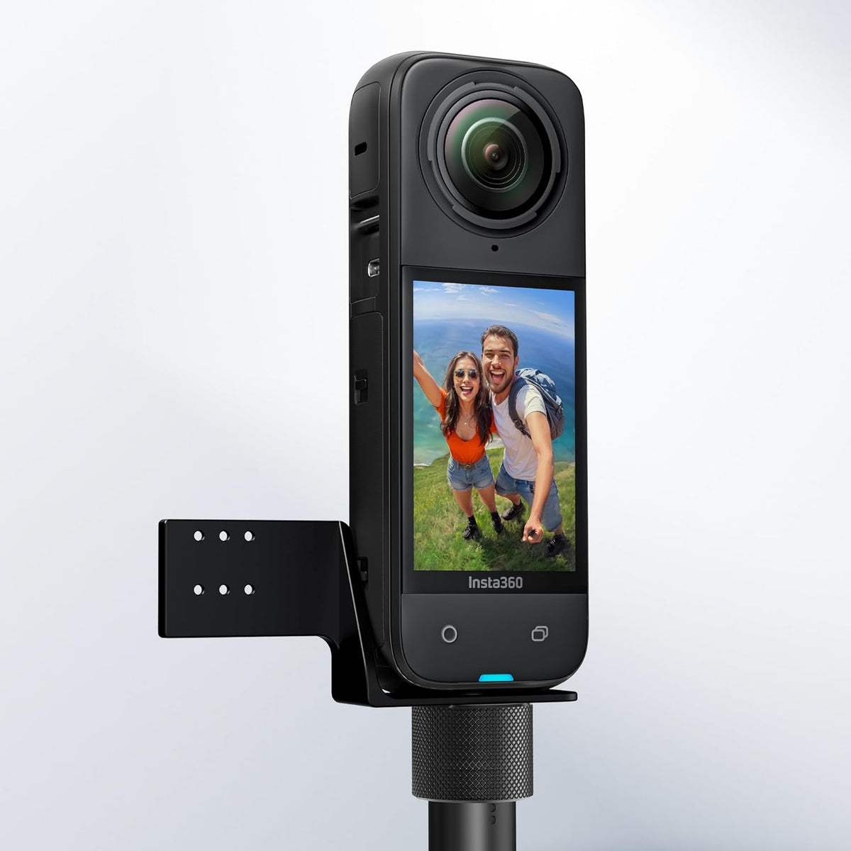 Cynova External Mic Mount Bracket for Insta360 X5, X4, X3 and X2 (view 4)