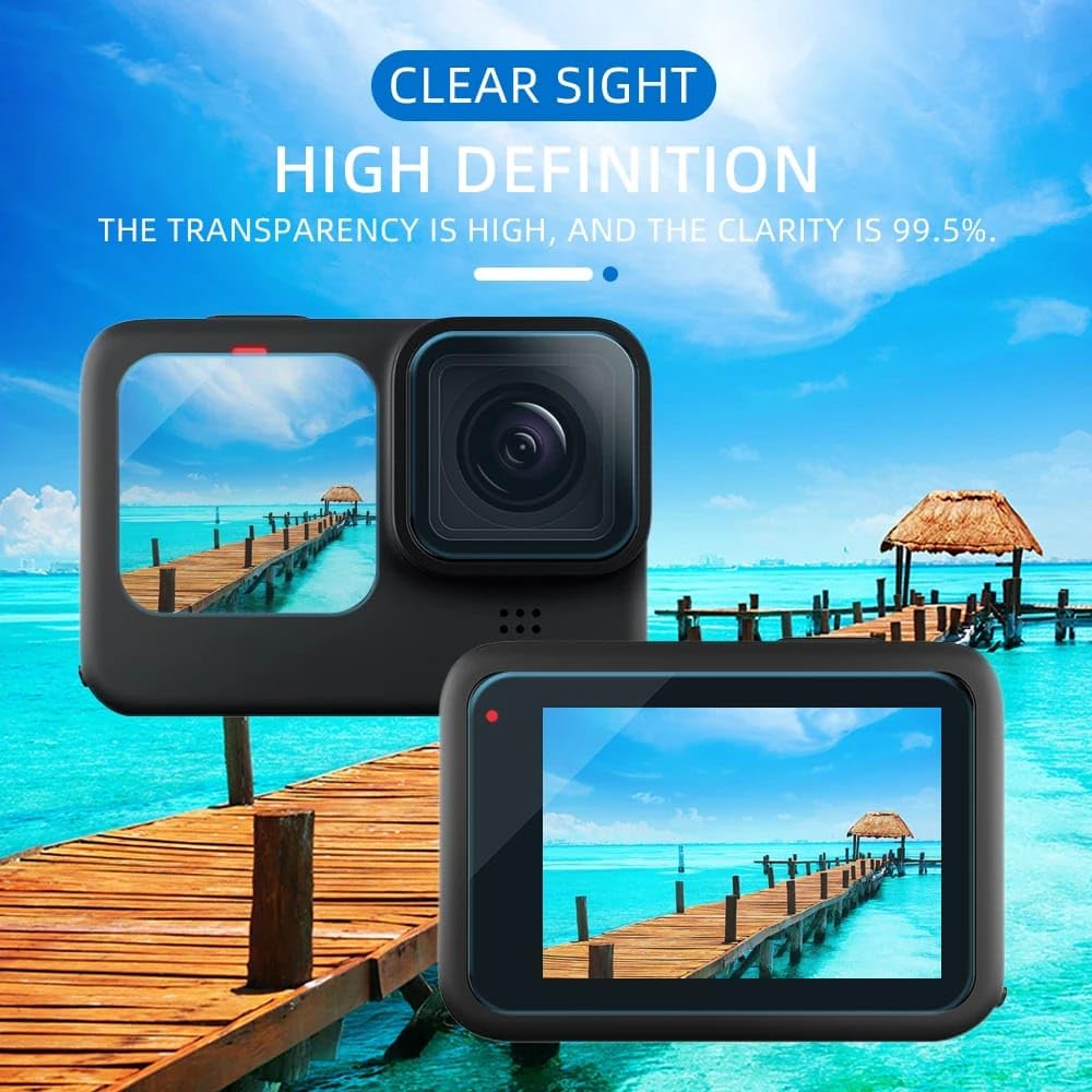Go Pro 13 Tempered Glass Screen & Lens Protector Accessories