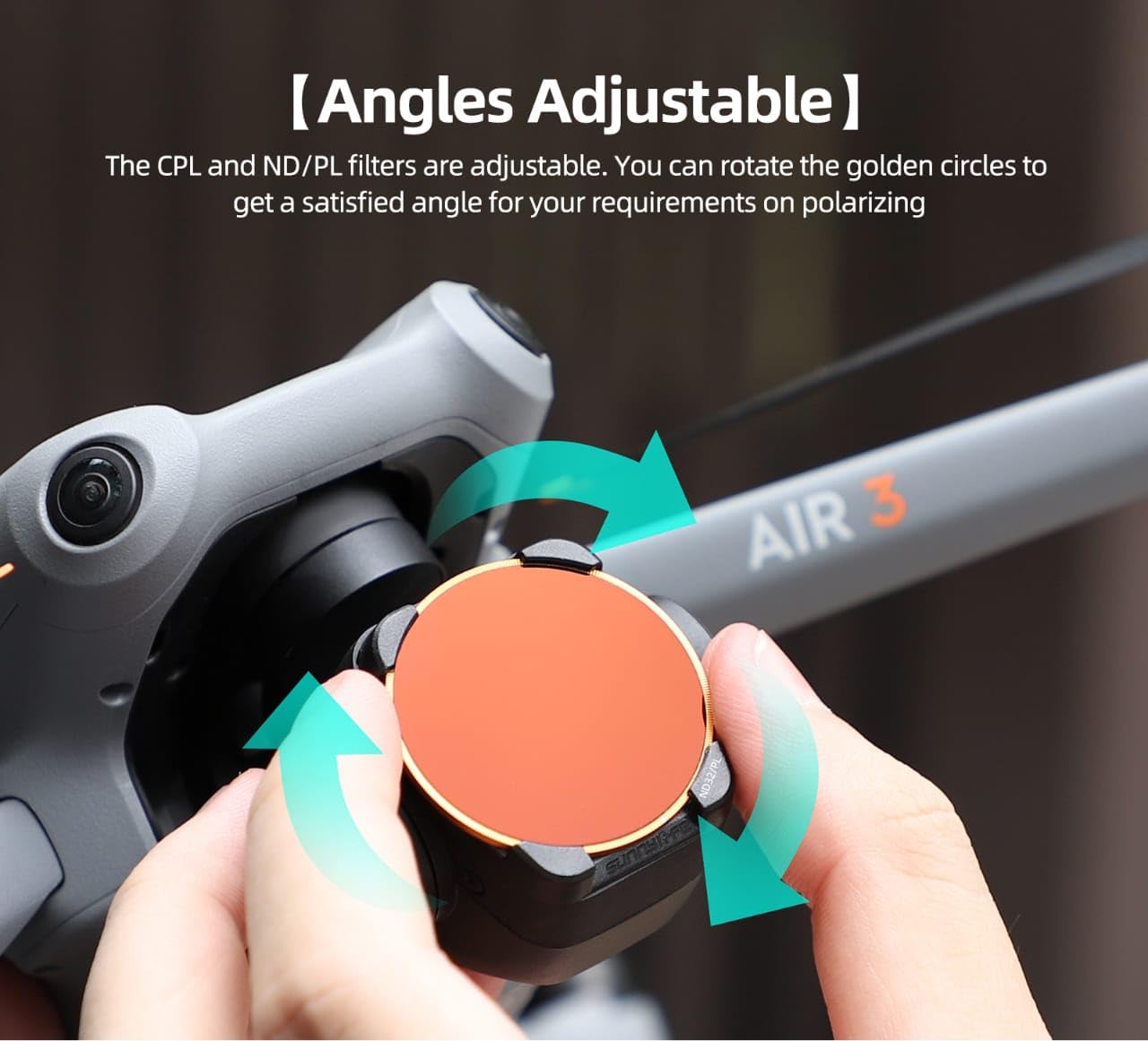 Sunnylife Nd Filters for DJI Mavic Air 3 Gimbal