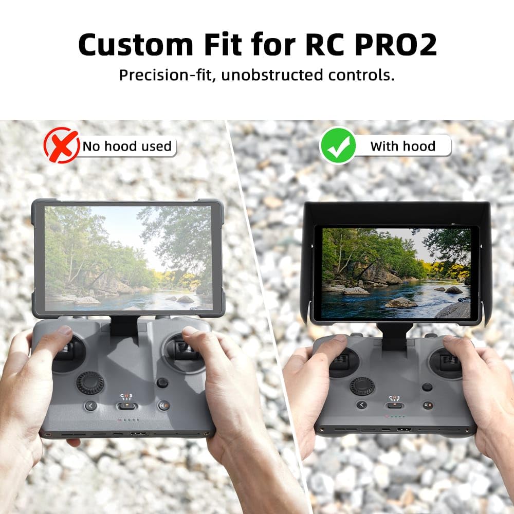 GetZget Remote Controller Sun Hood Sunshade For DJI Mavic 4 pro RC PRO 2 Remote Controller Accessories