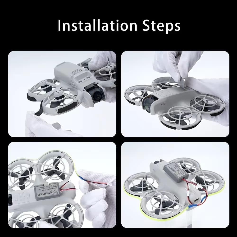 DJI Neo Waterproof Lamp Belt 3 Modes & Beautiful Night Flying Led Light Strap