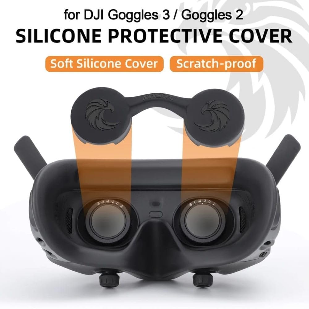 Avata & Avata 2 Lens Guard For DJI Goggles 2 & 3 Silicone Cover