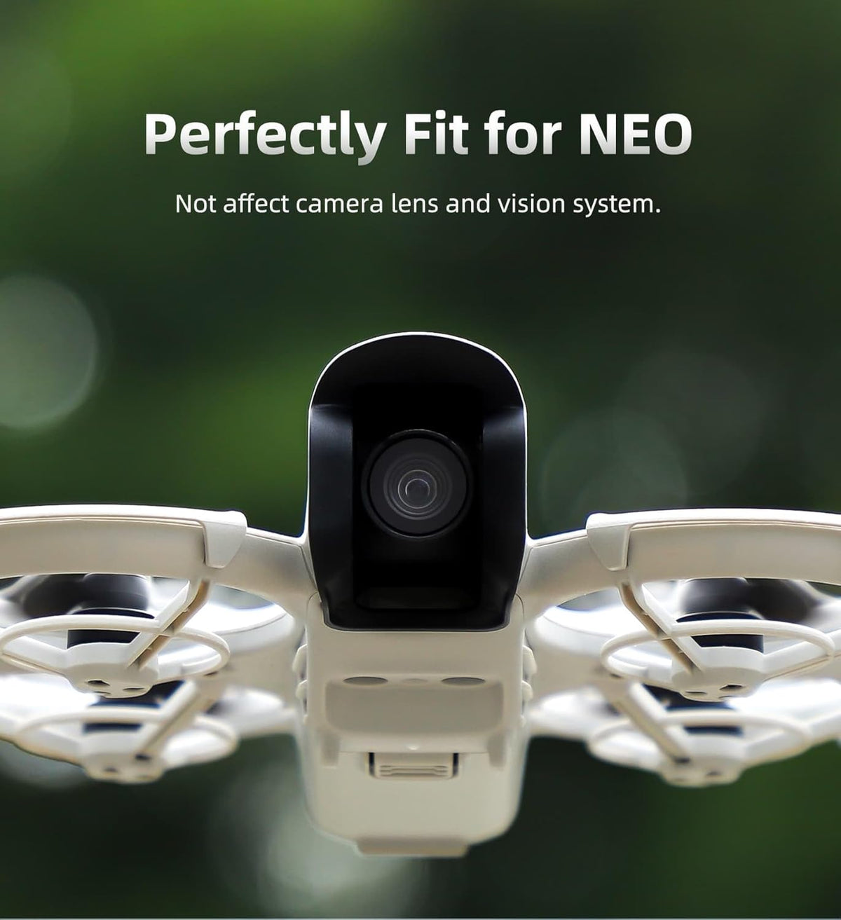 Gimbal Camera Crash Guard and Sun Shade for DJI Neo (Black) (view 8)