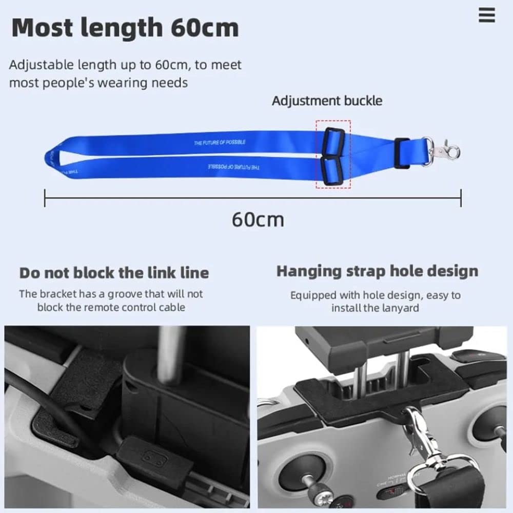 Remote Neck Strap for DJI RC-N1/N2/N3 (Flip, Neo, Mini 3, Air 2S, Mavic 3) (view 10)