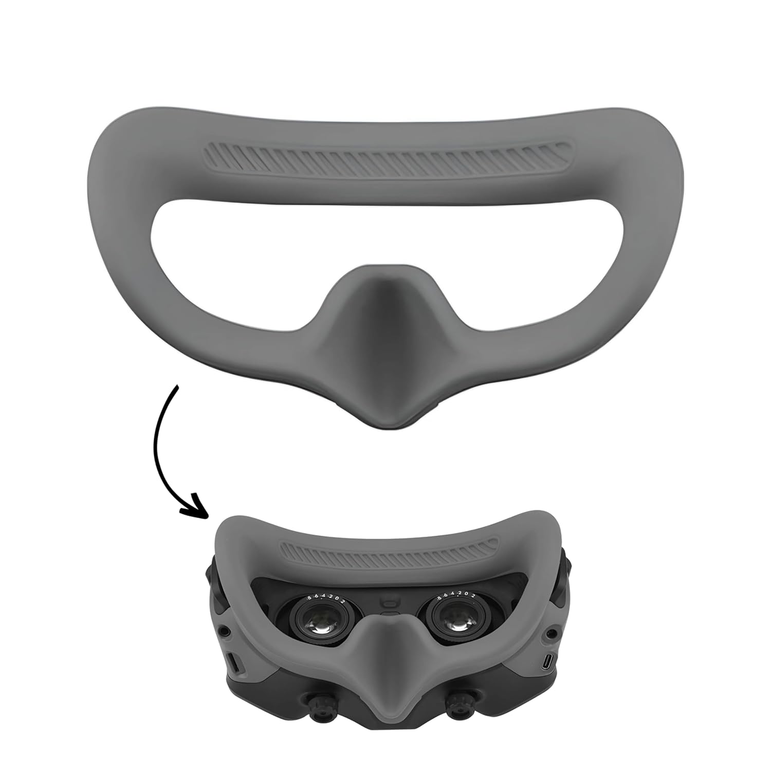 Silicone Cover Eye pad For DJI Avata Goggles 2 Soft Eye Mask pad
