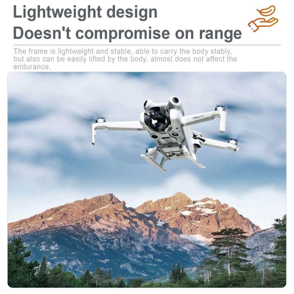 LED Landing Gear Height Extender for DJI Mini 4 Pro (3 Lighting Modes) (view 6)