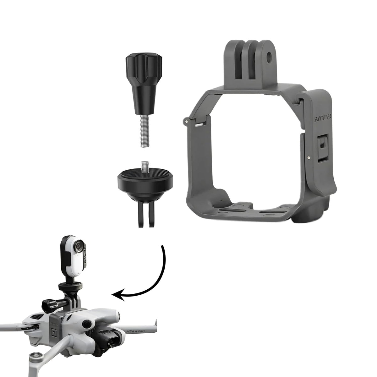 Sunnylife Action Camera / Searchlight Holder for DJI Mini 4 Pro