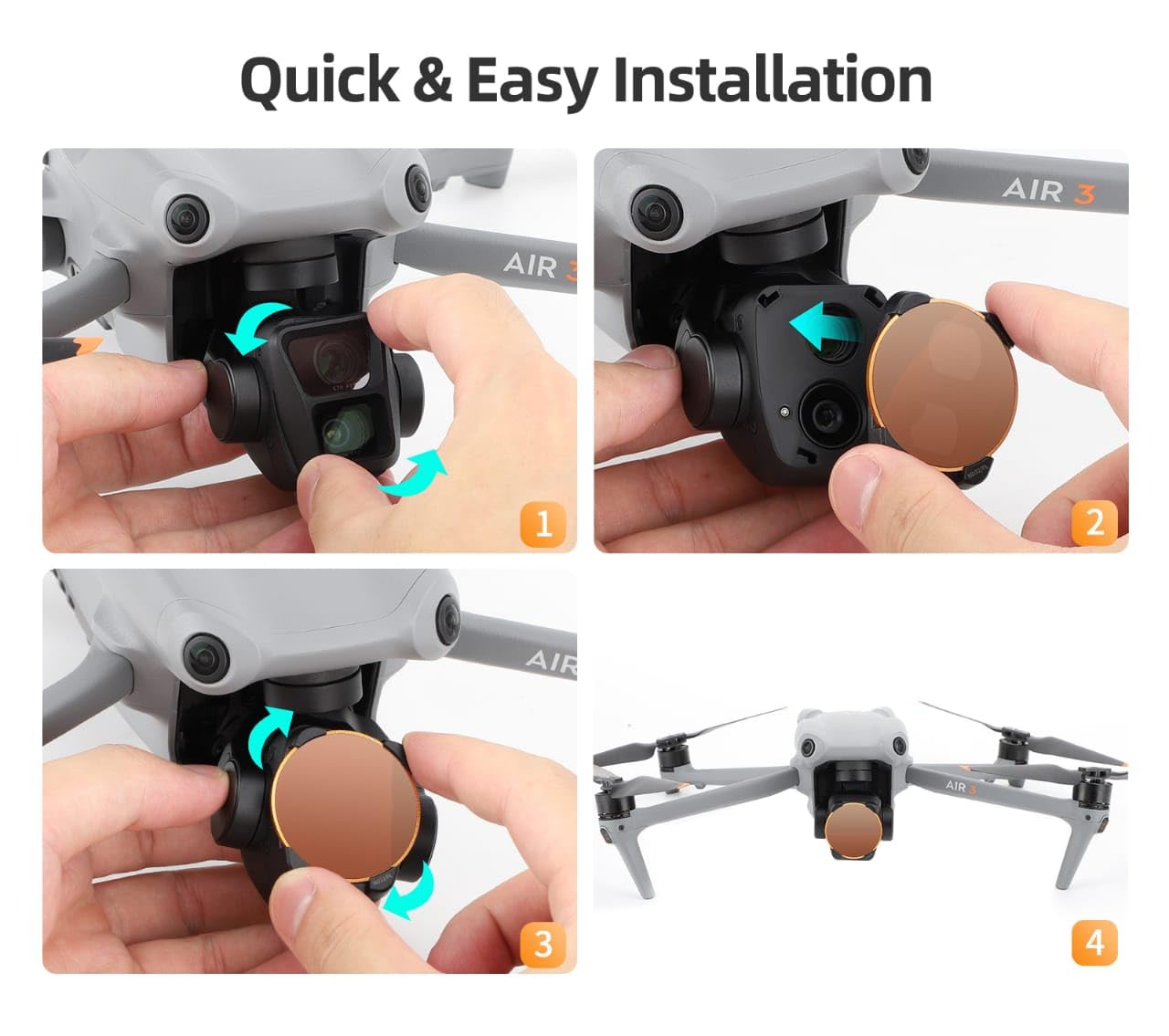 Nd Filters Set for DJI Mavic Air 3