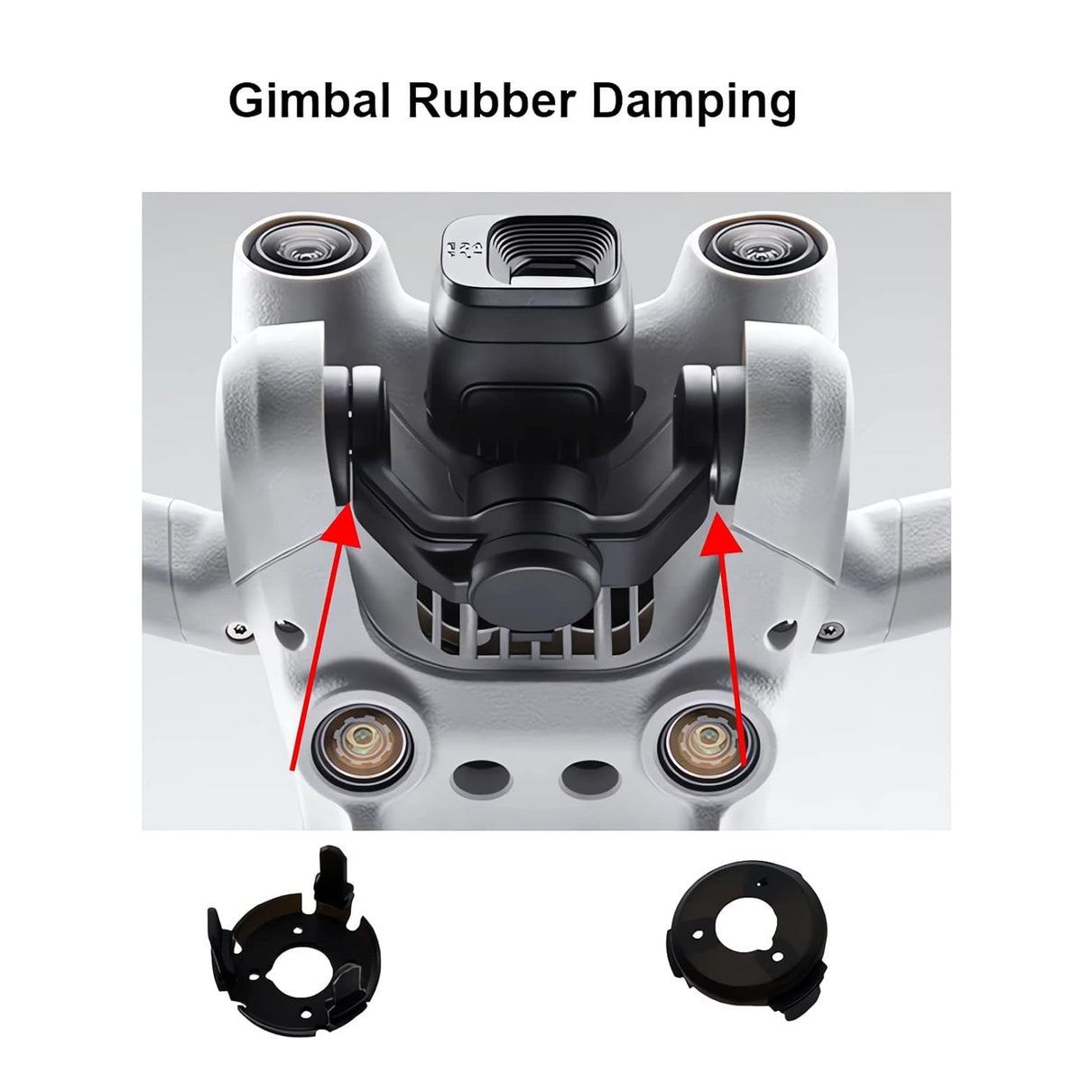 Replacement Gimbal Rubber Damper for DJI Mini 3 Pro (view 3)