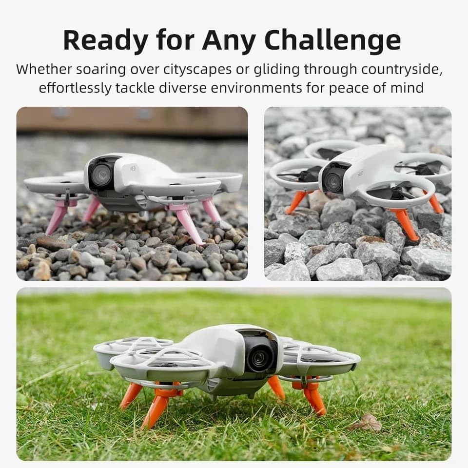 DJI Neo - 46mm Height Extender Extensions Landing Gear Leg Accessories (Orange)