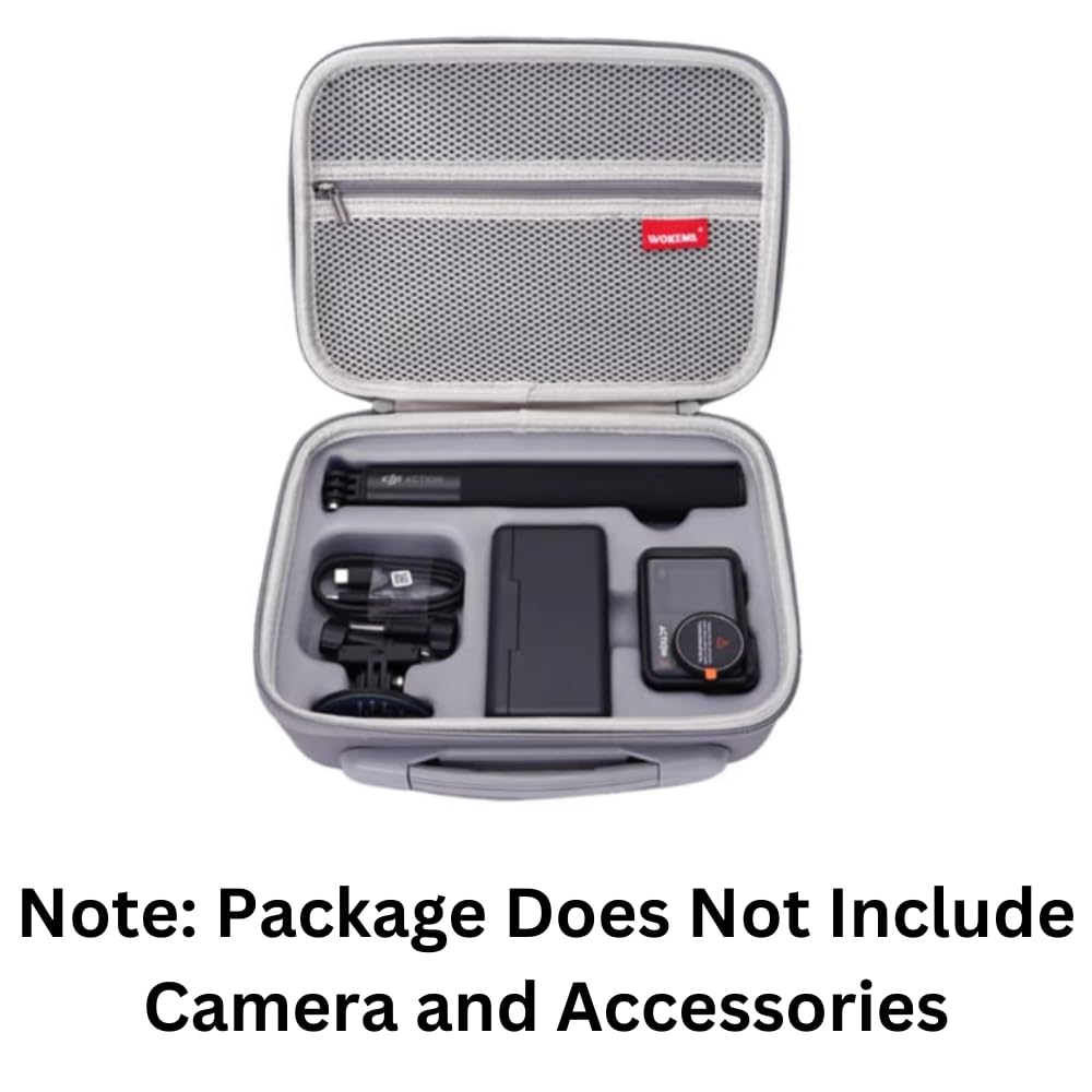 Carrying Case Bag for DJI Osmo Action 3/Action 4/ 5 pro Camera & Accessories Storage Hard Travel Bag