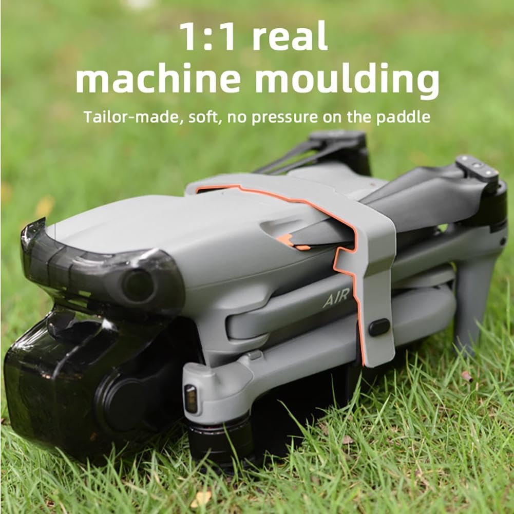 Props Holder for Dji Mavic Air 3/ 3S propeller Protector holder travel scratch Protection Accessories (Black-Grey)