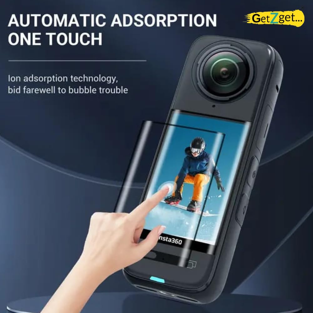 GetZget HD Tempered Glass For Insta360 One X4 Screen Protector Accessories