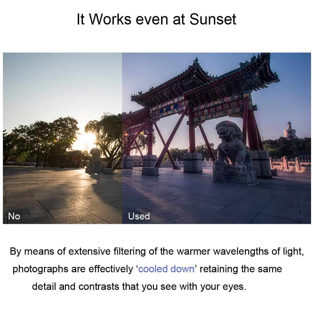 58mm Natural Night Lens Filters For Oneplus 12, iPhone 14/15/16 pro & pro max, Xiaomi 14 Mobile Cover, DSLR Camera