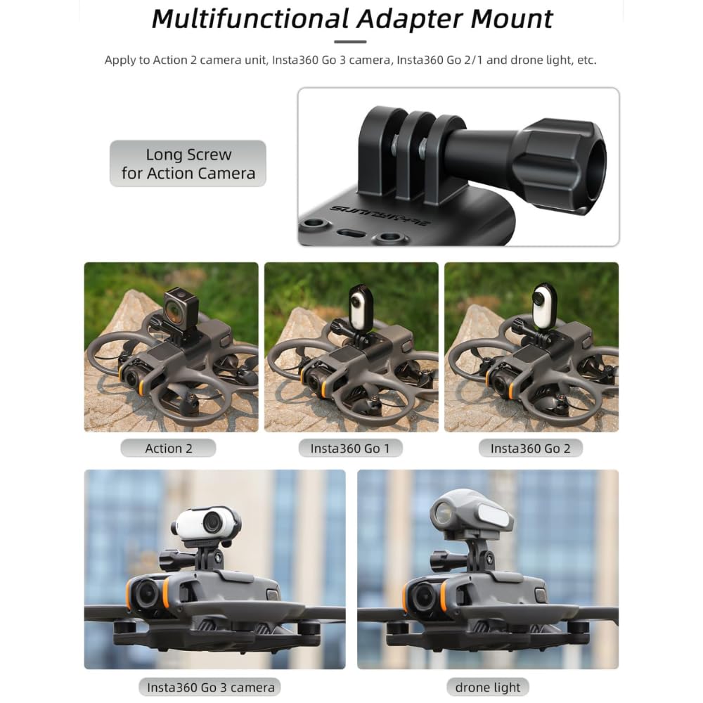 Action Camera Holder Mount for DJI Avata 2 (view 3)