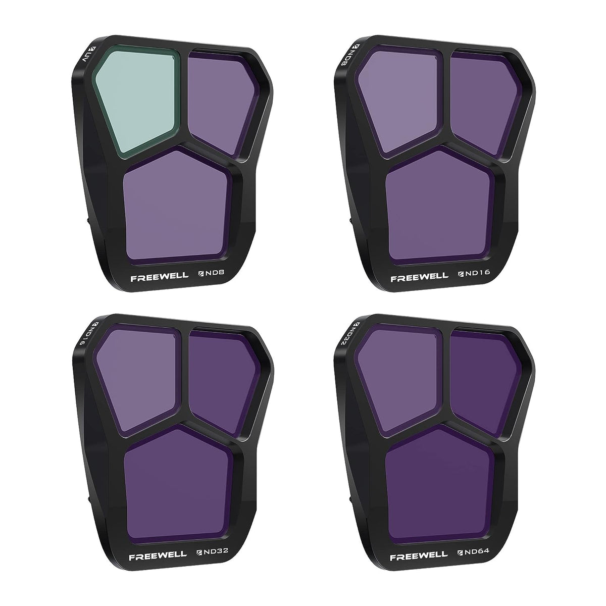 Freewell Standard Day 4-Pack ND8-ND64 Filters for DJI Mavic 3 Pro Drone