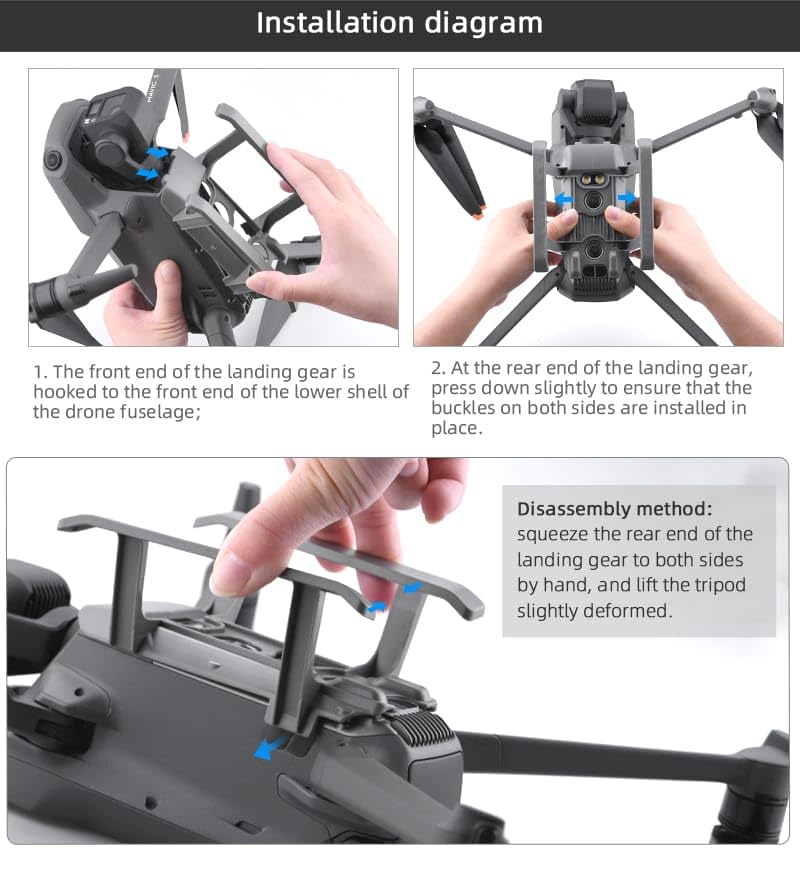 Landing Gear Height Extender for DJI Mavic 3 / 3 Classic (view 3)