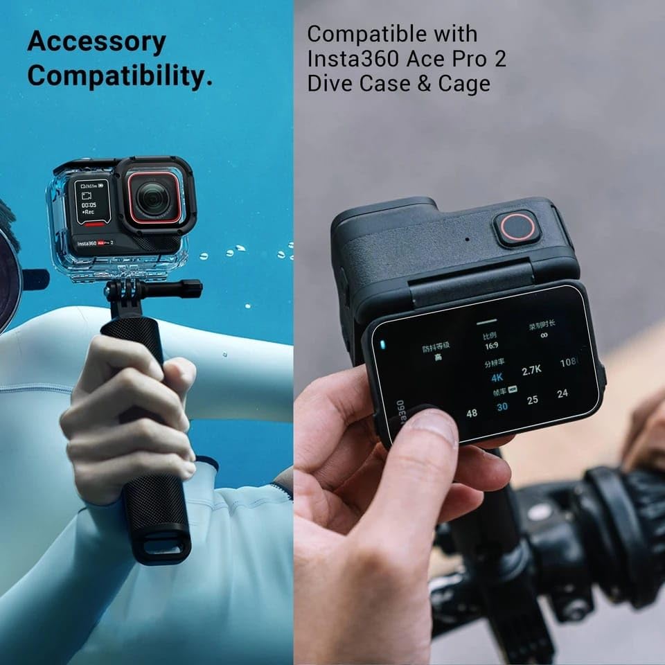 Tempered Glass Screen & Lens Protector for Insta360 Ace Pro 2