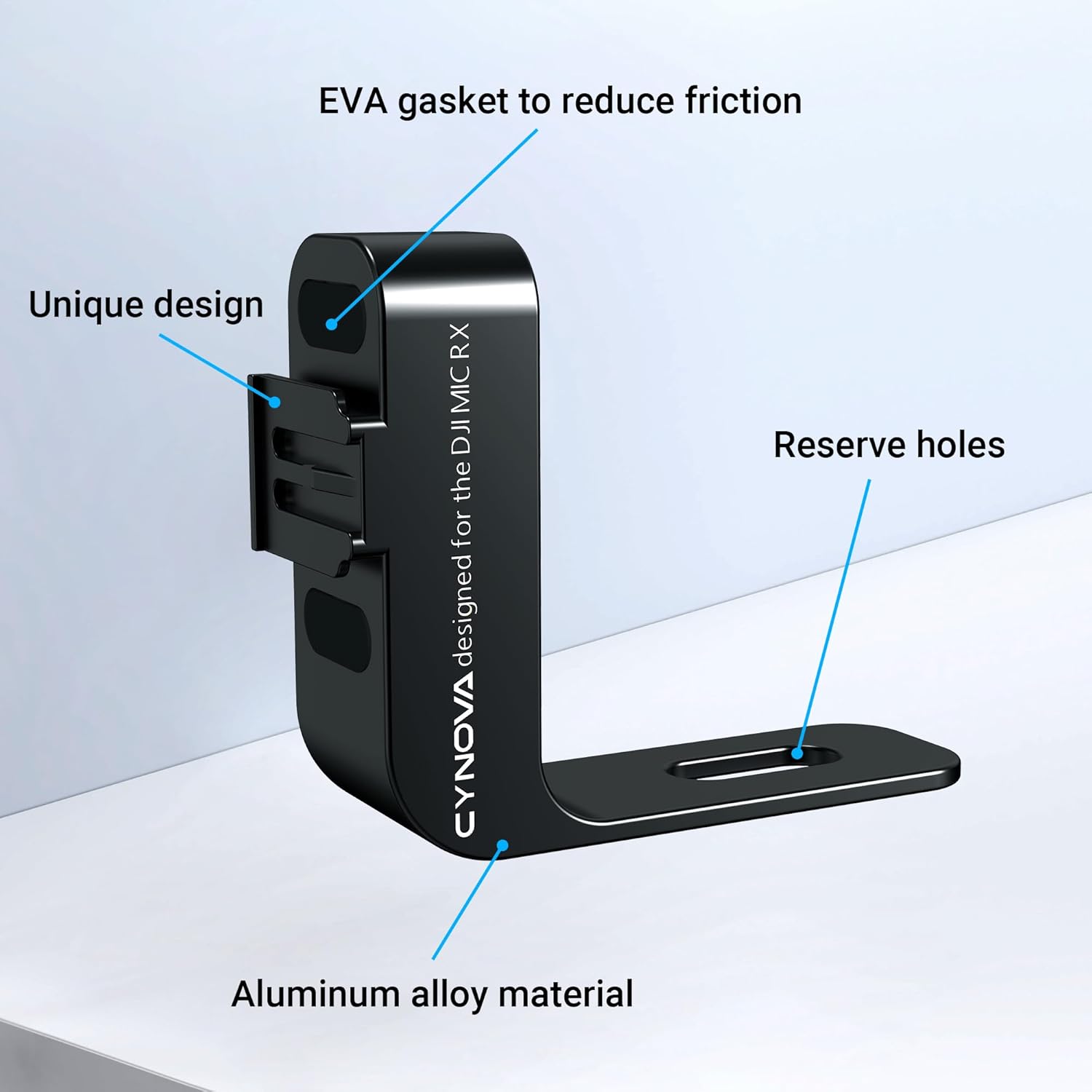 Insta360 X4 / X3 For DJI Mic 2 Microphone Holder(With 3.5Mm Audio Cable)