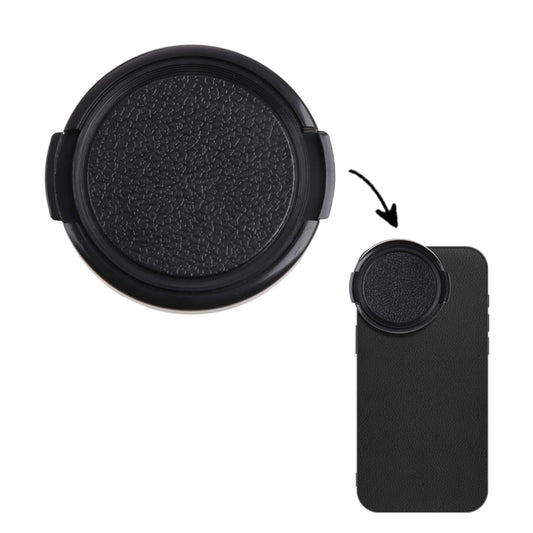 GetZget® 52mm Lens Cap For iPhone 13/14/ 15 & Plus Mobile Cover, Sony, Nikon DSLR Camera Lens Protector Accessories (Lens Cap, 52mm)