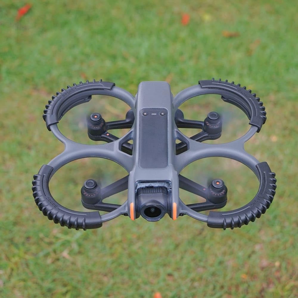 Bumper Protective For Dji Avata 2 Propeller Guard Protector Accessories (Black)