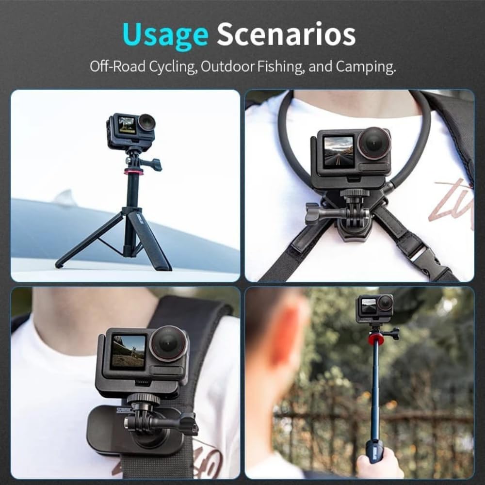 Vertical and Horizontal L-Shape Magnetic Mount for DJI Action 3/4/5 Pro (view 9)