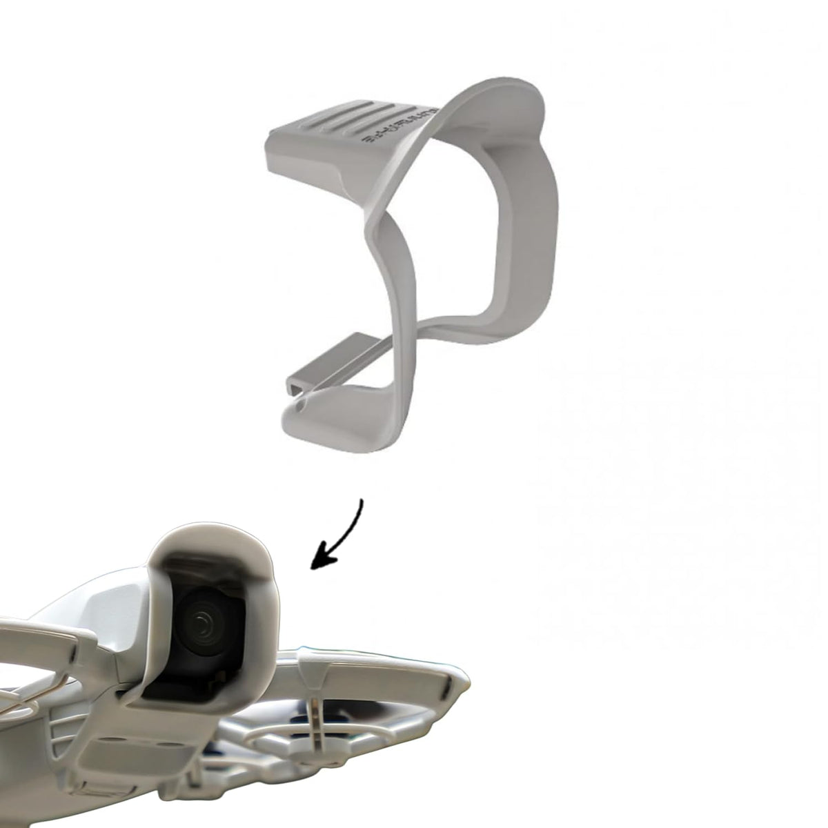 Gimbal Camera Crash Guard and Sun Shade for DJI Neo (Grey)