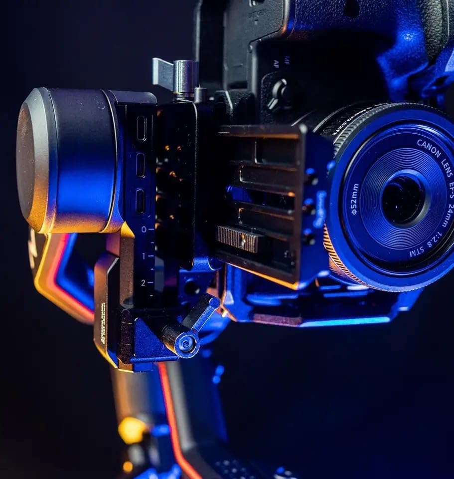 Vertical Clapper Board DSLR Mount for DJI Ronin RS 3, RS 3 Pro and RS 2 (view 7)