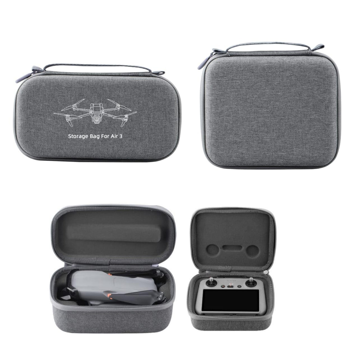 Carrying Cases for DJI Air 3 / 3S Drone and RC 2 Remote (Combo)