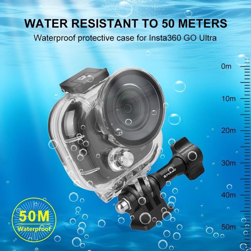 Underwater Waterproof Dive Case for Insta360 GO Ultra