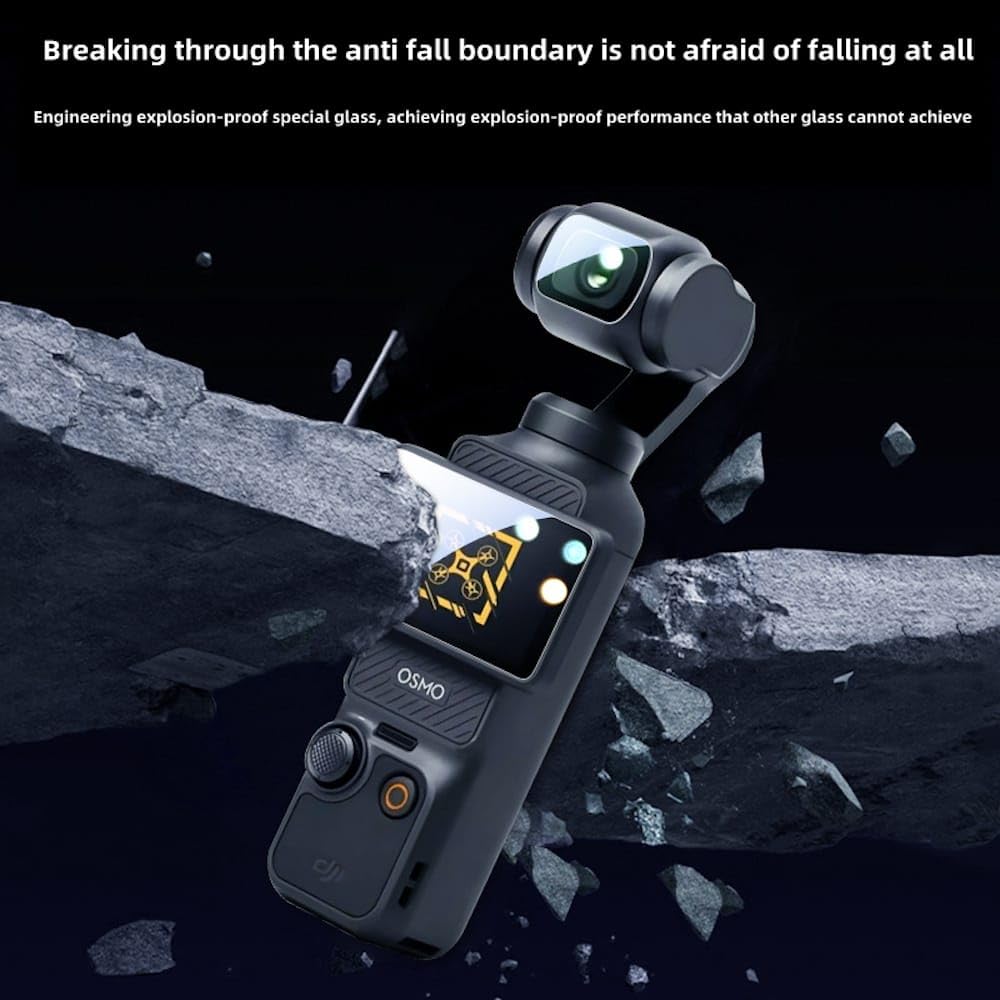Tempered Glass Screen and Lens Protector for DJI Osmo Pocket 3 (view 5)