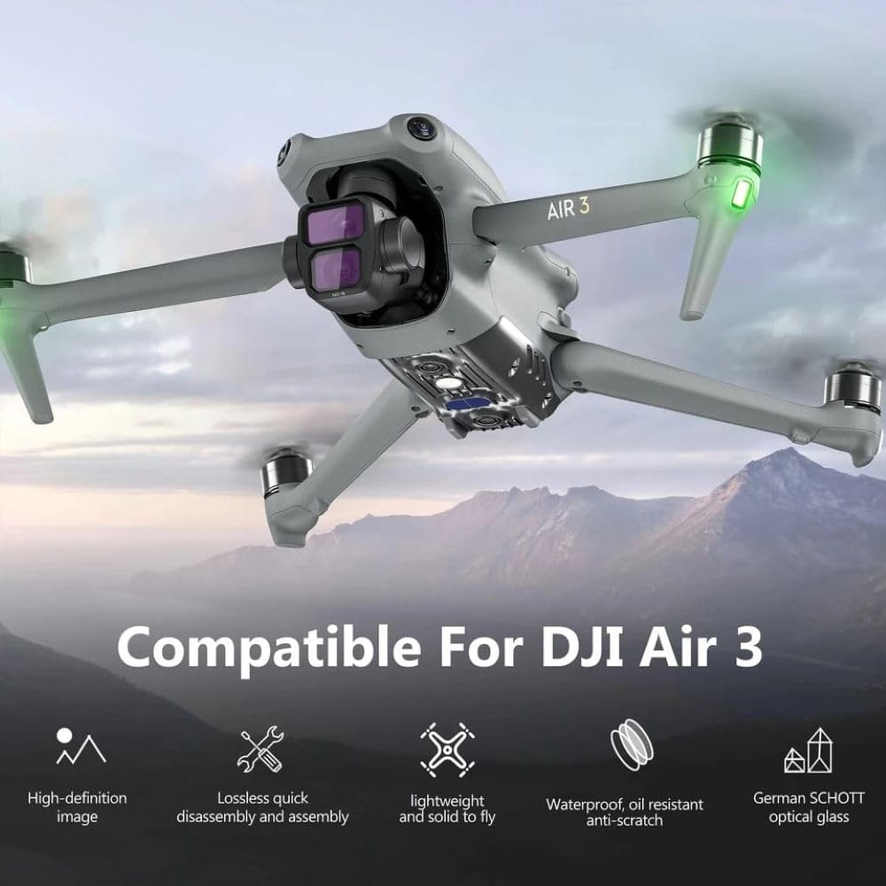 Nd Filters Set for DJI Mavic Air 3 Gimbal Camera