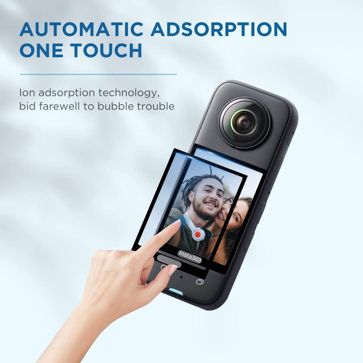 Tempered Glass Screen Protector for Insta360 One X3 (2.5D Curved Edge) (view 8)