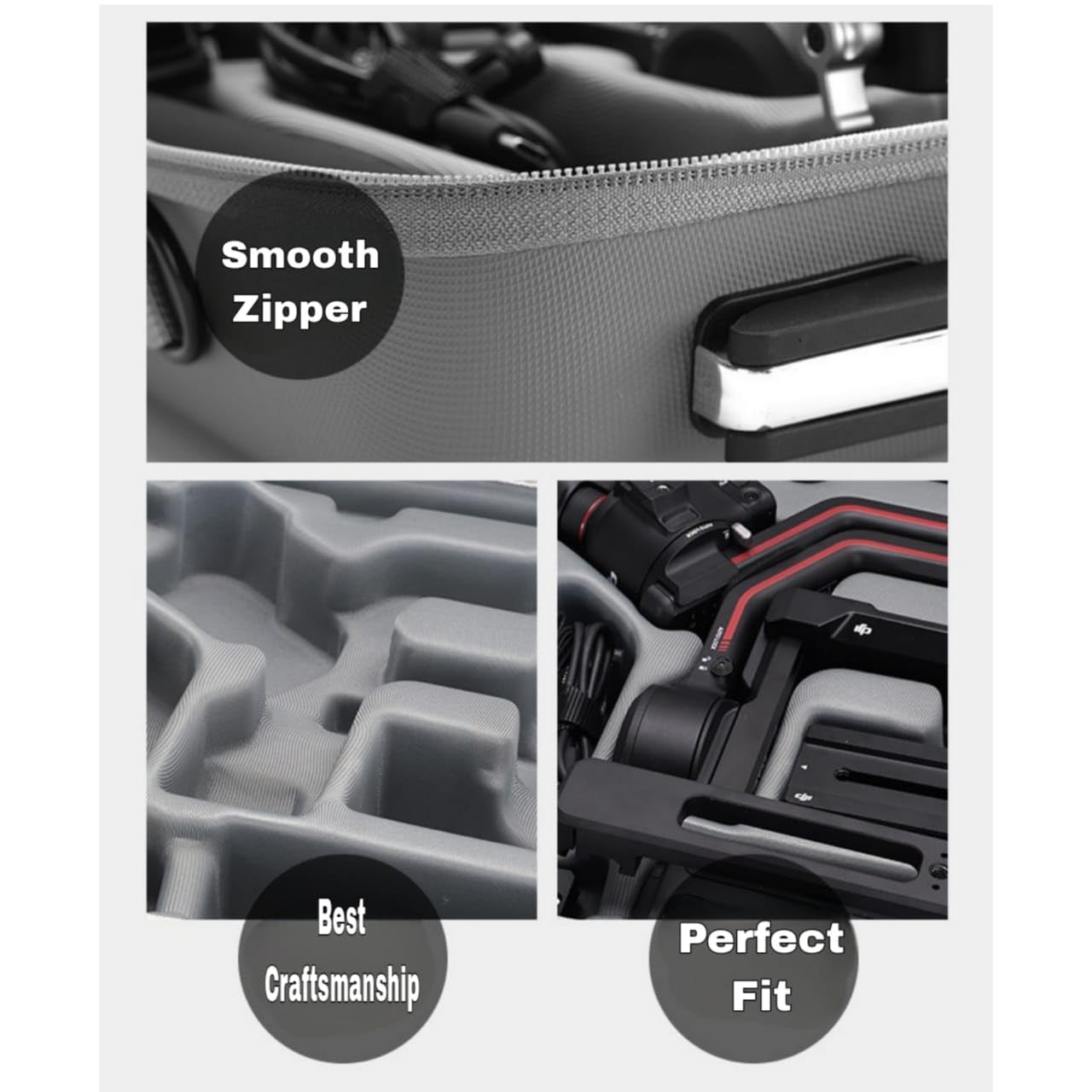 Soft Carrying Case Bag for Dji Ronin RS 3 Gimbal & Accessories Travel Protective Case