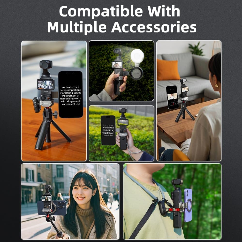 GetZget® Magnetic Expansion Bracket Mount For DJI Osmo Pocket 3