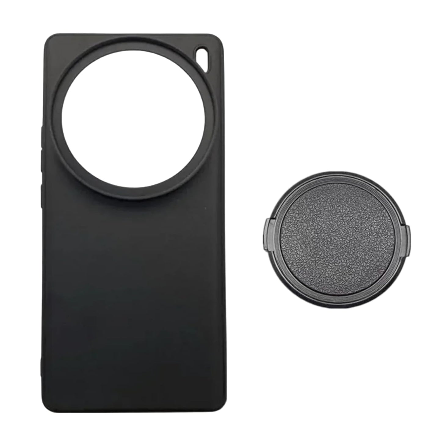 Phone Case For Vivo X100 with Lens Cap Cover Support 67 mm ND Filter Lens Accessories (Black)