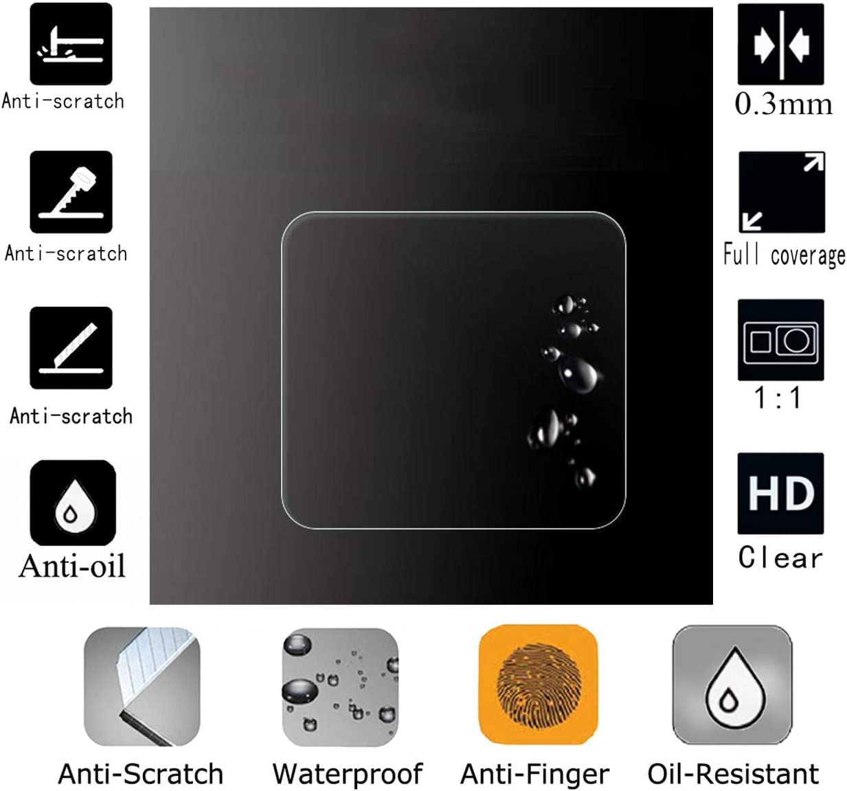 Tempered Glass for DJI Ronin RS 2 Screen Protector